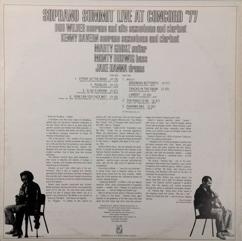 Soprano Summit <BR>Live at Condord '77