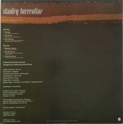Stanley Turrentine <BR>What About You!