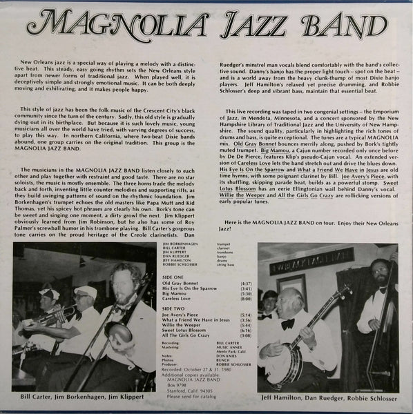 MAGNOLIA JAZZ BAND <BR>ON YOUR 1980