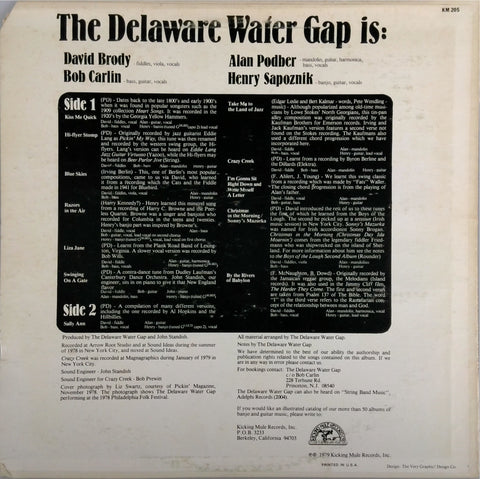 DELAWARE WATER GAP <BR>FROM THE RIVERS OF BABYLON TO THE LAND OF JAZZ