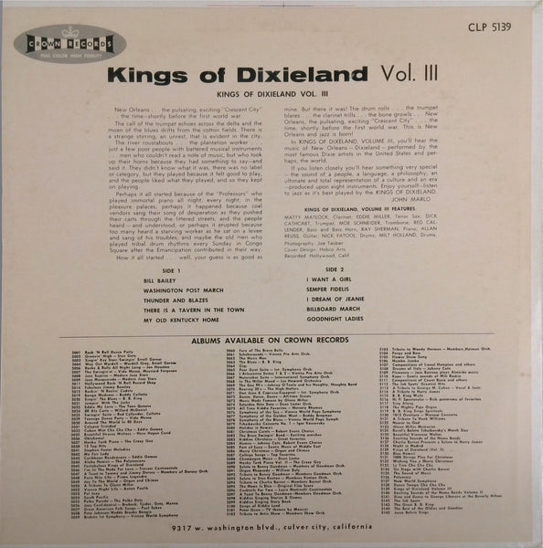 KINGS OF DIXIELAND <BR>VOLUME 3