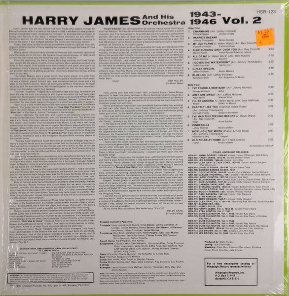 HARRY JAMES AND HIS ORCHESTRA <BR>VOL. 2