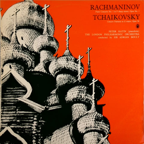 RACHMANINOV, TCHAIKOVSKY <BR>PIANO CONCERTO NO. 1 IN F SHARP MINOR <BR>CONCERT FANTASIA IN G MAJOR