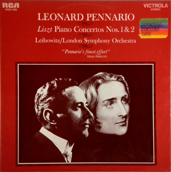 LEIBOWITZ/LONDON SYMPHONY ORCHESTRA <BR>LISZT PIANO CONCERTOS NOS.1 & 2
