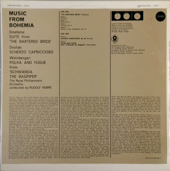 THE ROYAL PHILHARMONIC ORCHESTRA <BR>MUSIC FROM BOHEMIA