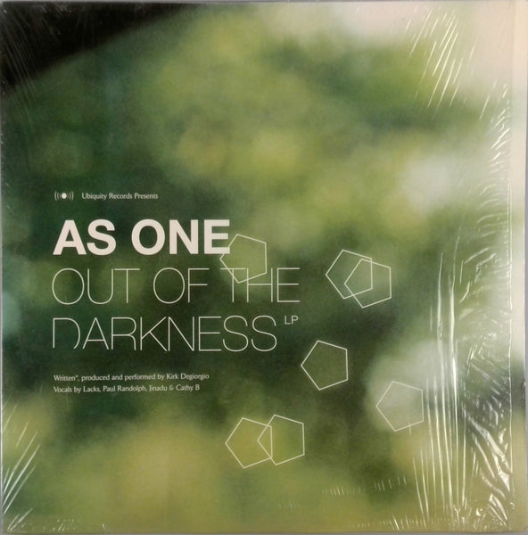 AS ONE <BR>OUT OF THE DARKNESS