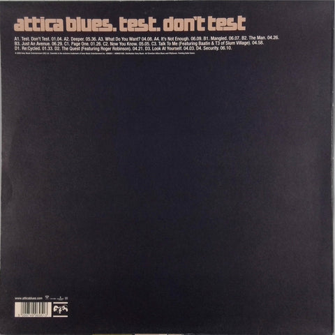Attica Blues <br>Test. Don't Test