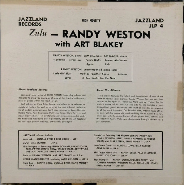 Randy Weston, Art Blakey <br>Zulu